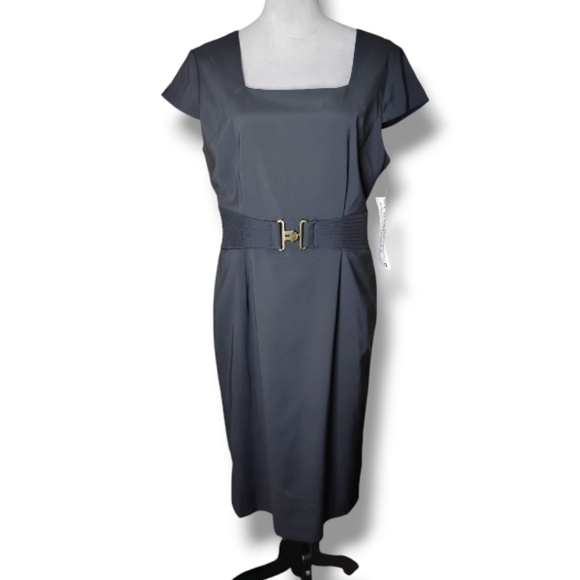 NWT Chancelle Women’s Dress Size 12 OfficeFeminine Special Occasion Midi - Picture 12 of 12